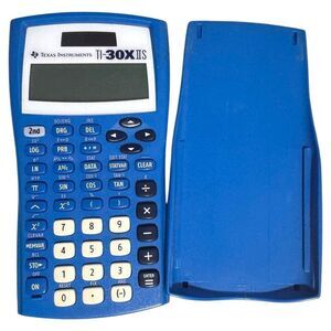 Texas Instruments‎ TI-30X IIS 2-Line Scientific Calculator, blue used 110236
